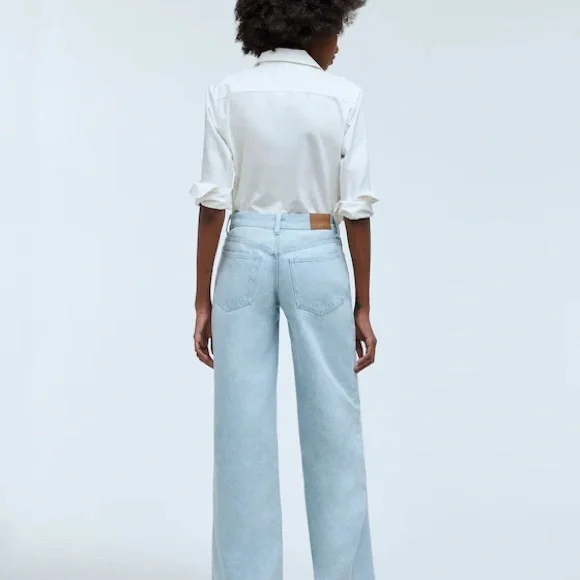 Madewell Light Blue Flare & Wide Leg Jeans - Picture 2 of 8